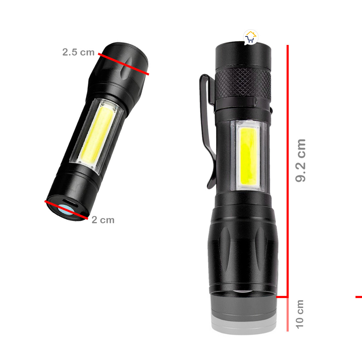 Miniatura 6 de Mini Linterna LED Recargable Luz 511